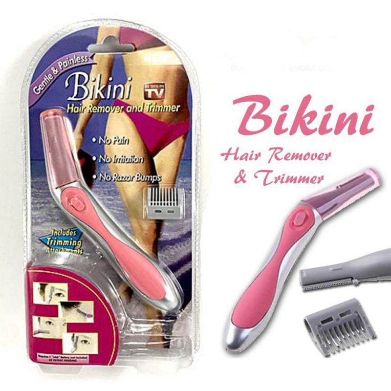 New 2in1 Painless Bikini Hair Remover & Trimmer Eclectic Use