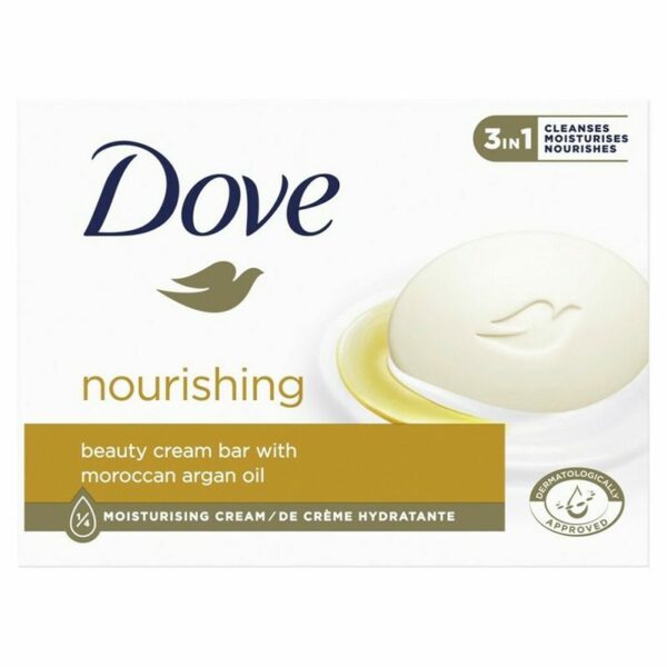 Dove soap Nourishing beauty cream bar With Moroccan Argan oil 100g