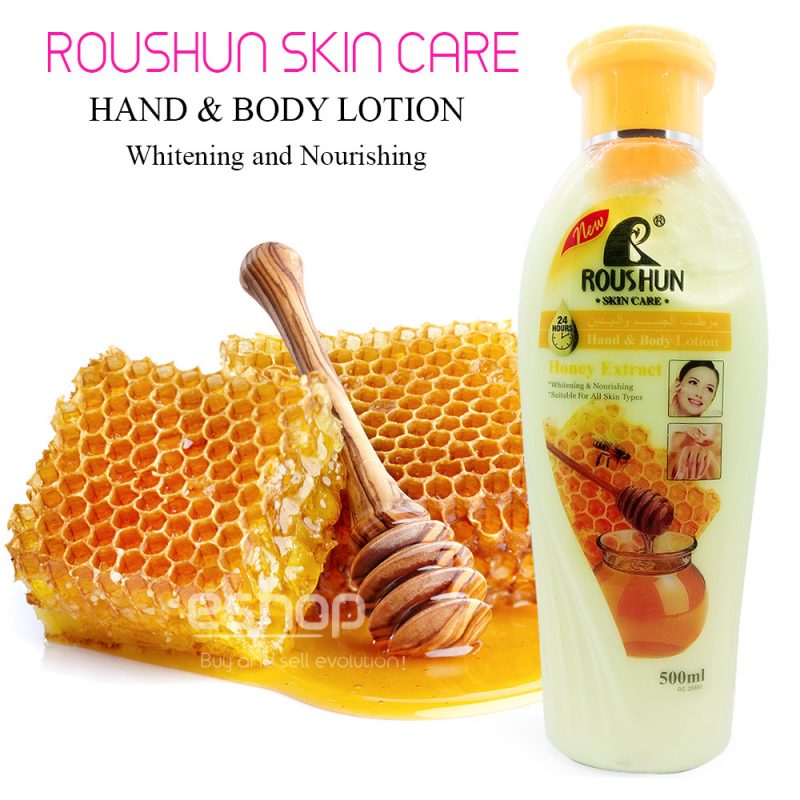 New Roushun Skin Care Honey Extract Hand & Body lotion 500ml