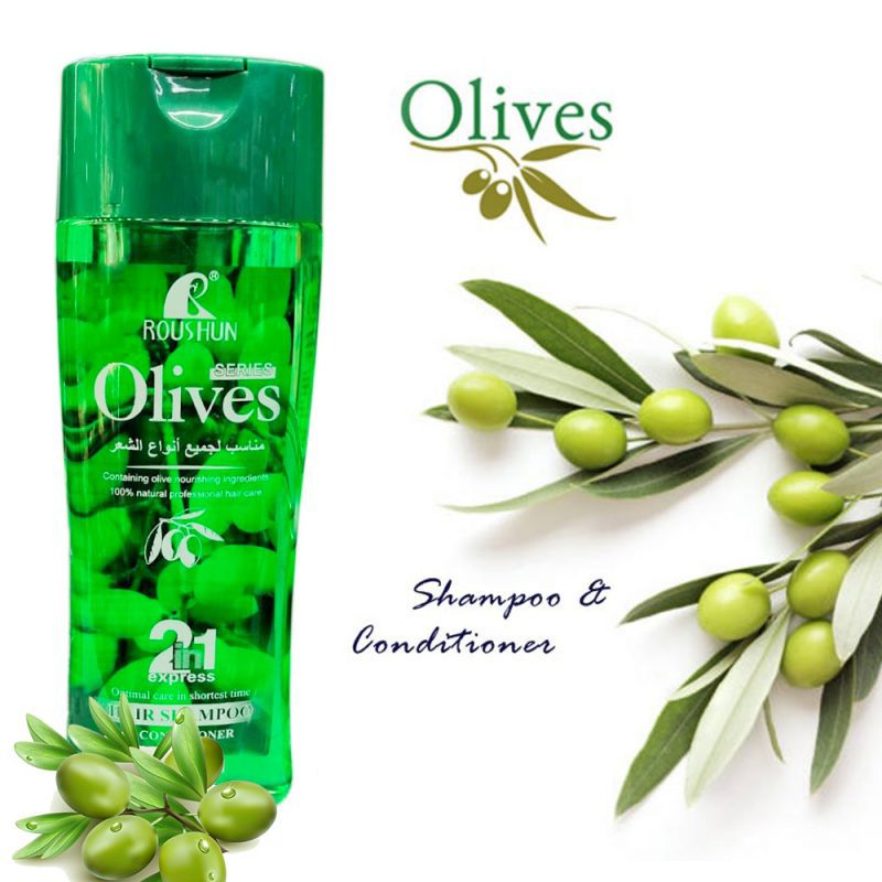 Roushun Olives 2 in 1 hair Shampoo