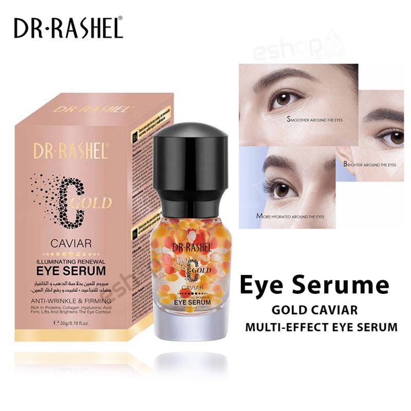 New 2021 Dr Rashel Gold Caviar Vitamin C Eye Serum Dark Circle 20g