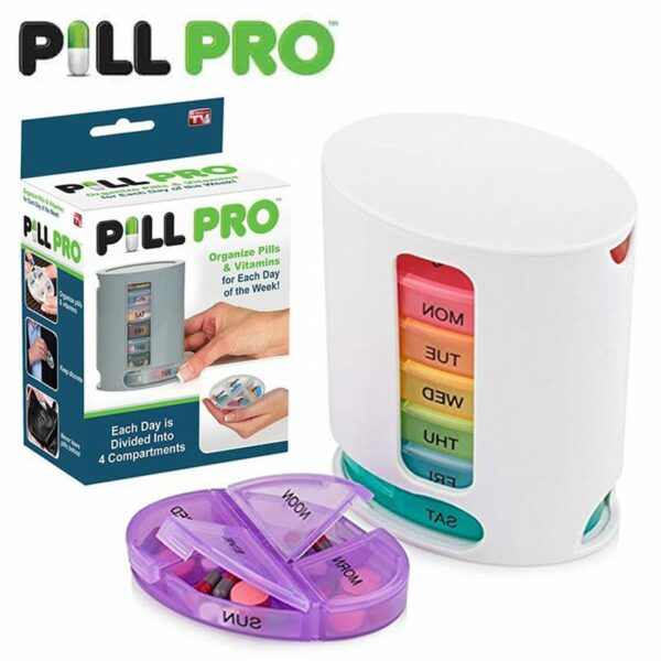 New Pill Pro Vitamins Organizer Storage Box
