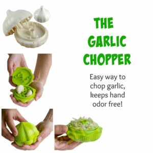 New Garlic Mincer and Garlic Chopper Magic Rolling Kitchen Twister