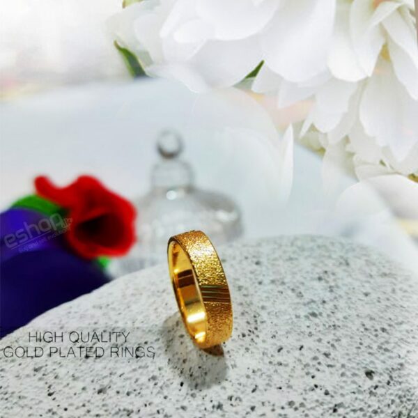 Gold Plated Ladies Fashion Ring ( 2.8 inches )
