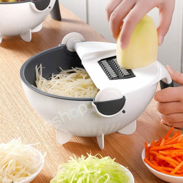 High Quality Vegetable Hand Cutter - Held Spiralizer 9 in 1
