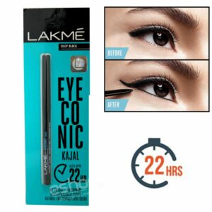New Lakme Eye Conik Kajal Deep Black Waterproof Eyeliner Long Lasting 22hr 035g