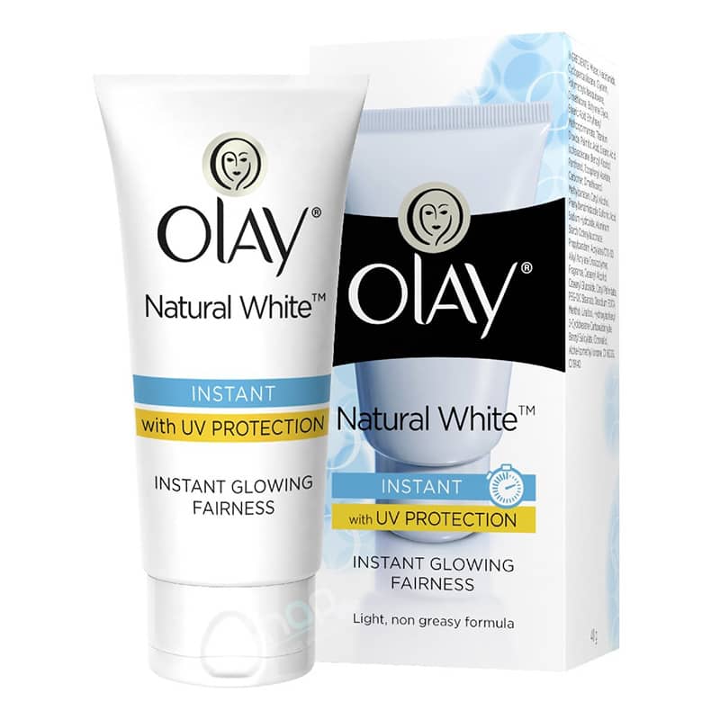Original Olay Natural White Light Instant Glowing Fairness Cream, 40g