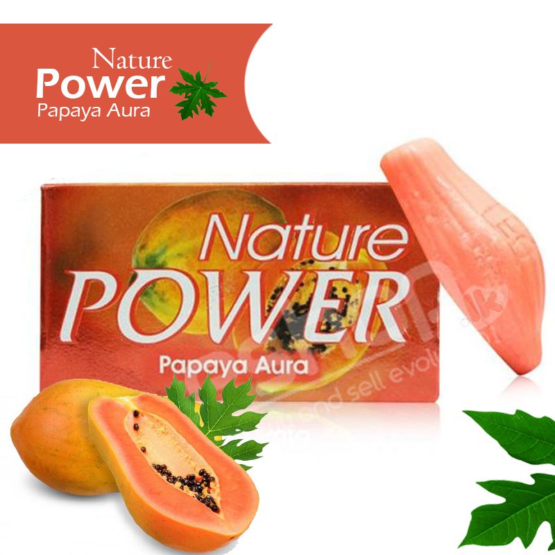 Nature Power Papaya Aura Indian Soap 125g