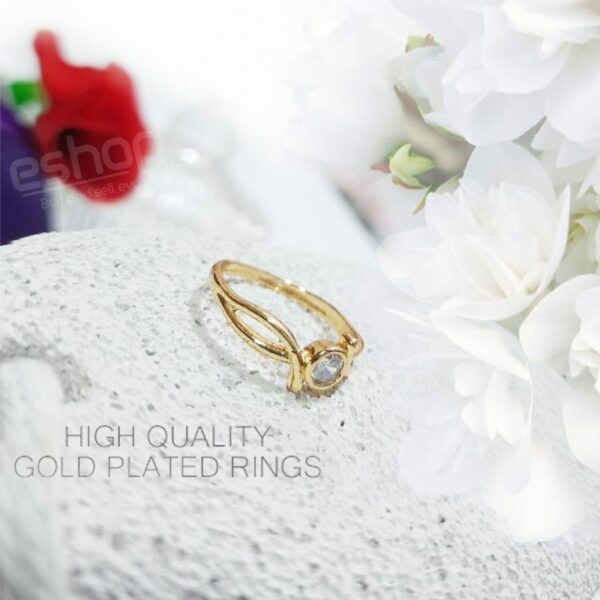 New Gold Plated Ladies Ring
