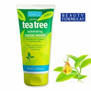 Beauty Formulas Tea Tree face wash Exfoliating 150ml