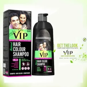 Natural Best Quality -5 in 1 VIP hair Color Shampoo 180ml (Indian )