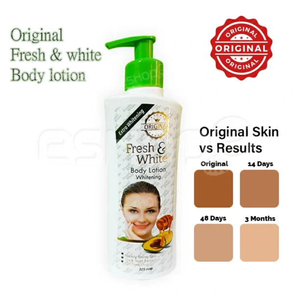 fresh and white original whitening body lotion srilanka