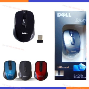 New 2000 DPI Dell Wireless Optical Mouse