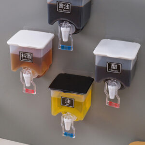 High Quality Kitchen Wall Mounted Spicy Jar and Oil Dispenser