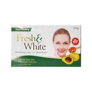 fresh and white soap