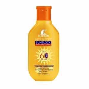New Roushun Face and Body Whitening Sun Block Lotion with Vitamin C & Hyaluronic Acid