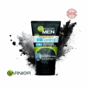 Garnier Men Oil Control 3 in 1 Charcoal Face Wash