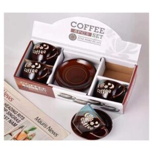 8 Pcs Coffee Cup & Saucer Set High Quality