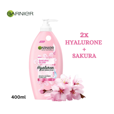 Online Shopping Sri Lanka | eshop Buy & Sell | eshop.lk 69 Garnier Sakura Glow Hyaluron Body Serum Lotion - 400ml