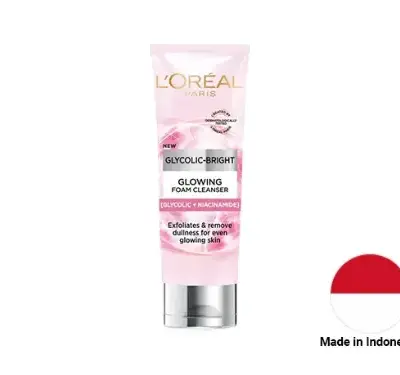 Loreal Glycolic Bright Glowing Daily Cleanser Foam - 100ml