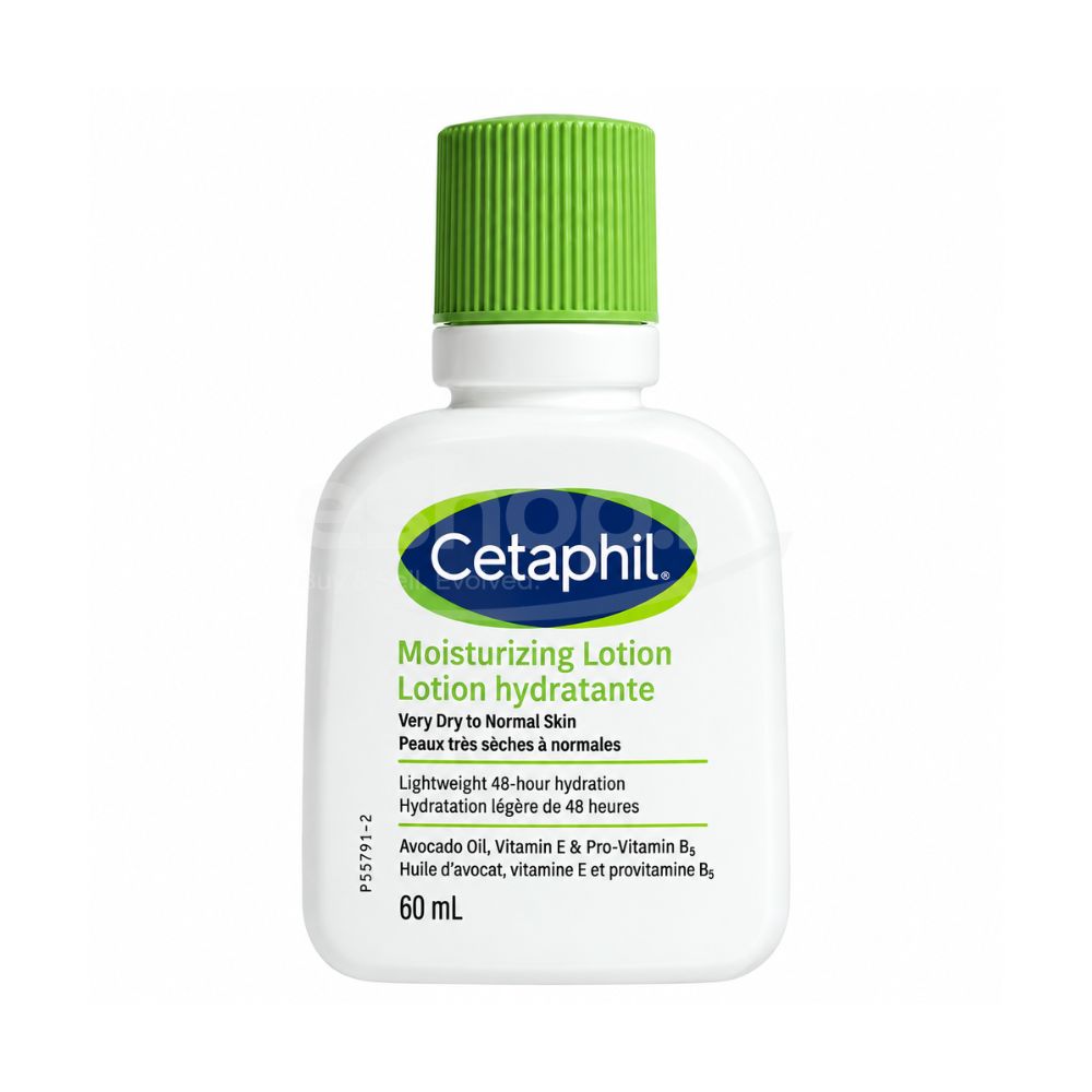 Cetaphil Moisturizing Lotion with Niacinamide and Panthenol for Face & Body 60ml 1 Cetaphil Moisturizing Lotion 60ml bottle for sensitive face and body skin