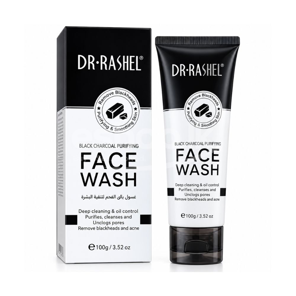 Dr Rashel Black Charcoal Purifying Face Wash
