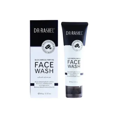 Dr Rashel Black Charcoal Purifying Face Wash - 100g