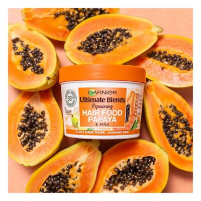 Online Shopping Sri Lanka | eshop Buy & Sell | eshop.lk 62 Garnier Ultimate Blends Hair Food Papaya 3 in 1 Damaged Hair Mask Treatment 390ml 1