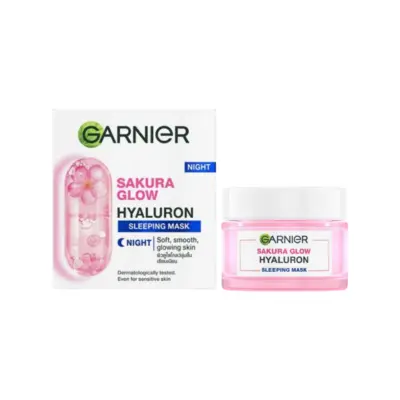 Online Shopping Sri Lanka | eshop Buy & Sell | eshop.lk 48 Garnier Sakura Glow Hyaluron Night Sleeping Mask - 50ml