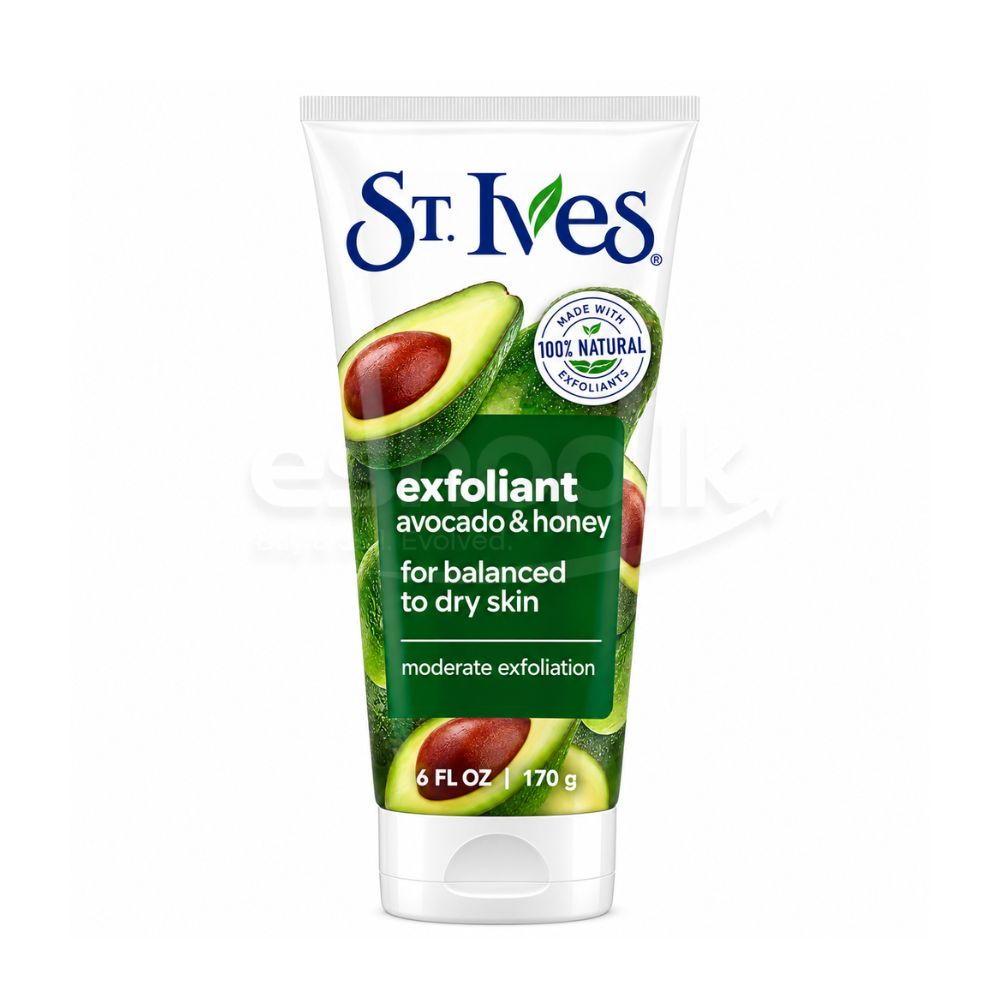 St Ives Avocado and Honey Scrub Daily Facial Exfoliant for Balanced to Dry Skin 170g 1 St Ives Avocado and Honey Scrub