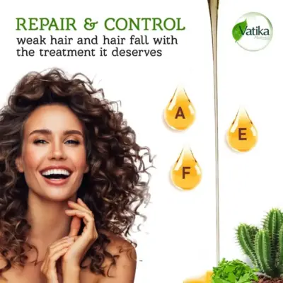 Online Shopping Sri Lanka | eshop Buy & Sell | eshop.lk 57 Vatika Naturals Cactus Gergir Hair Fall Control Oil Replacement 200ml 1