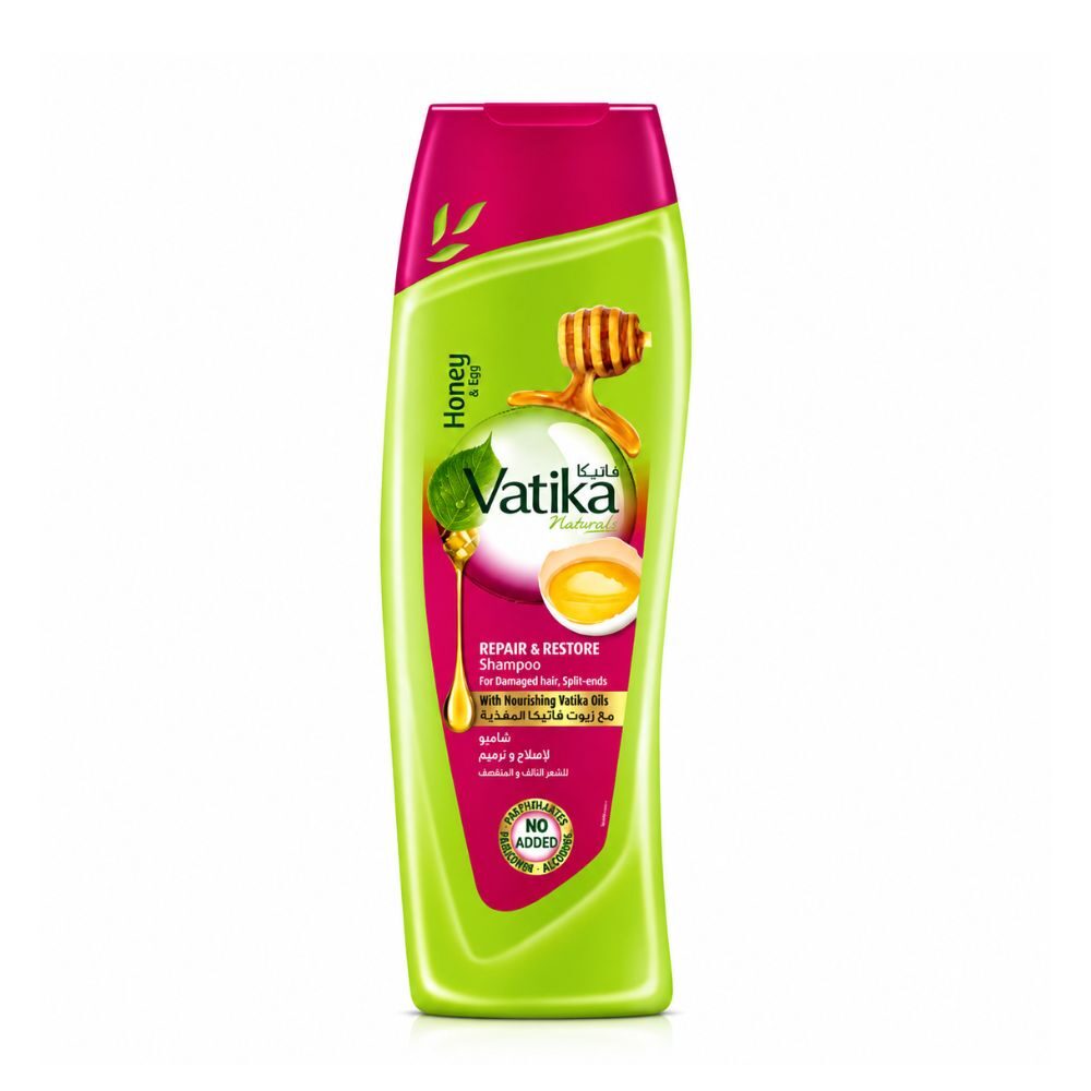 Vatika Naturals Honey & Egg Repair & Restore Shampoo 400ml bottle
