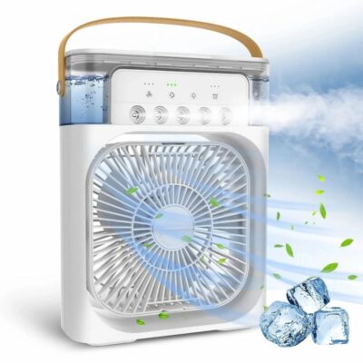 Online Shopping Sri Lanka | eshop Buy & Sell | eshop.lk 21 3 in 1 Portable Air Cooler humidifier mist fan with night light