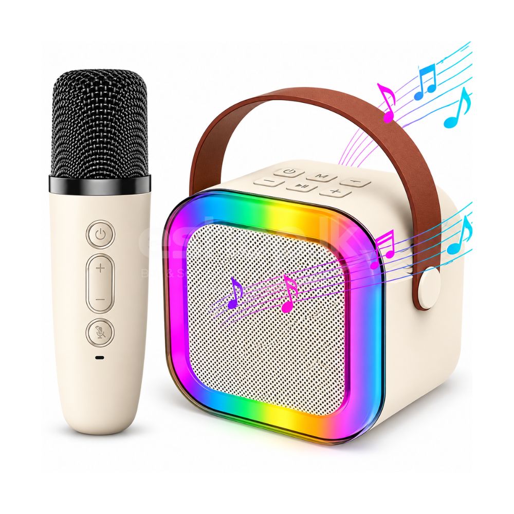 K12 Karaoke Wireless Speaker with Portable Microphone 1 K12 Karaoke Wireless Speaker