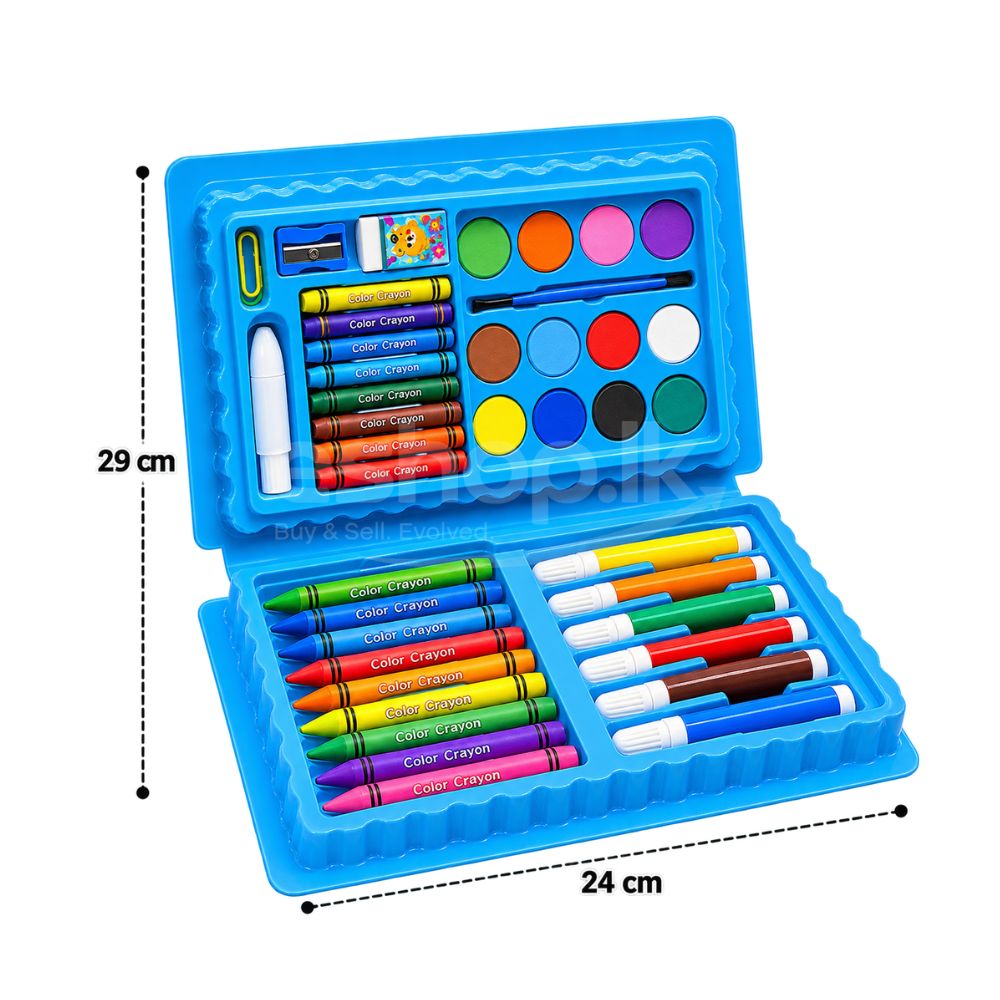 42 Pcs Drawing Kit Children Deluxe Art Drawing Set 2 42 Pcs Drawing Kit Children Deluxe Art Drawing Set - Image 2
