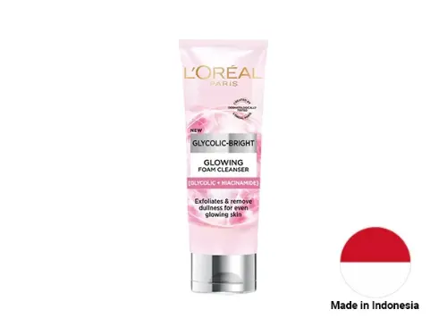 Loreal Glycolic Bright Glowing Daily Cleanser Foam - 100ml