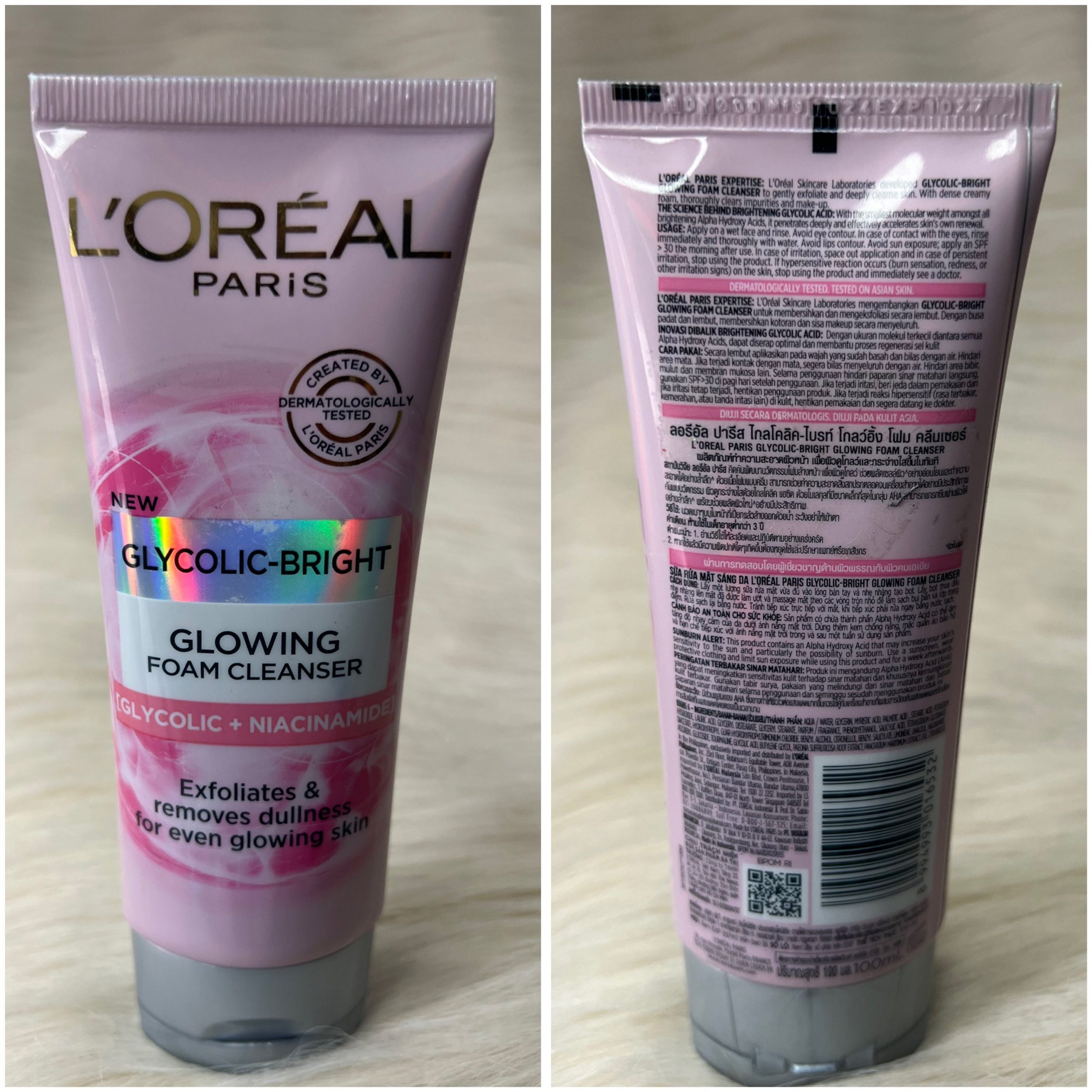 Loreal Glycolic Bright Glowing Daily Cleanser Foam - 100ml 3 Loreal Glycolic Bright Glowing Daily Cleanser Foam - 100ml - Image 3