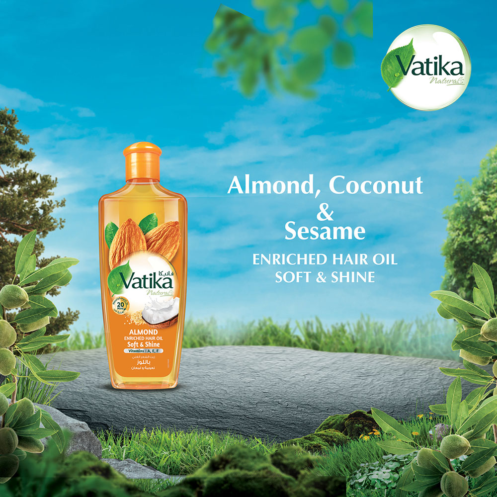 Vatika Almond Enriched Hair Oil - 200ml 4 Vatika Almond Enriched Hair Oil - 200ml - Image 4