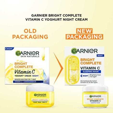GARNIER Bright Complete Vitamin C Night Cream - 50ml 3 GARNIER Bright Complete Vitamin C Night Cream - 50ml - Image 3