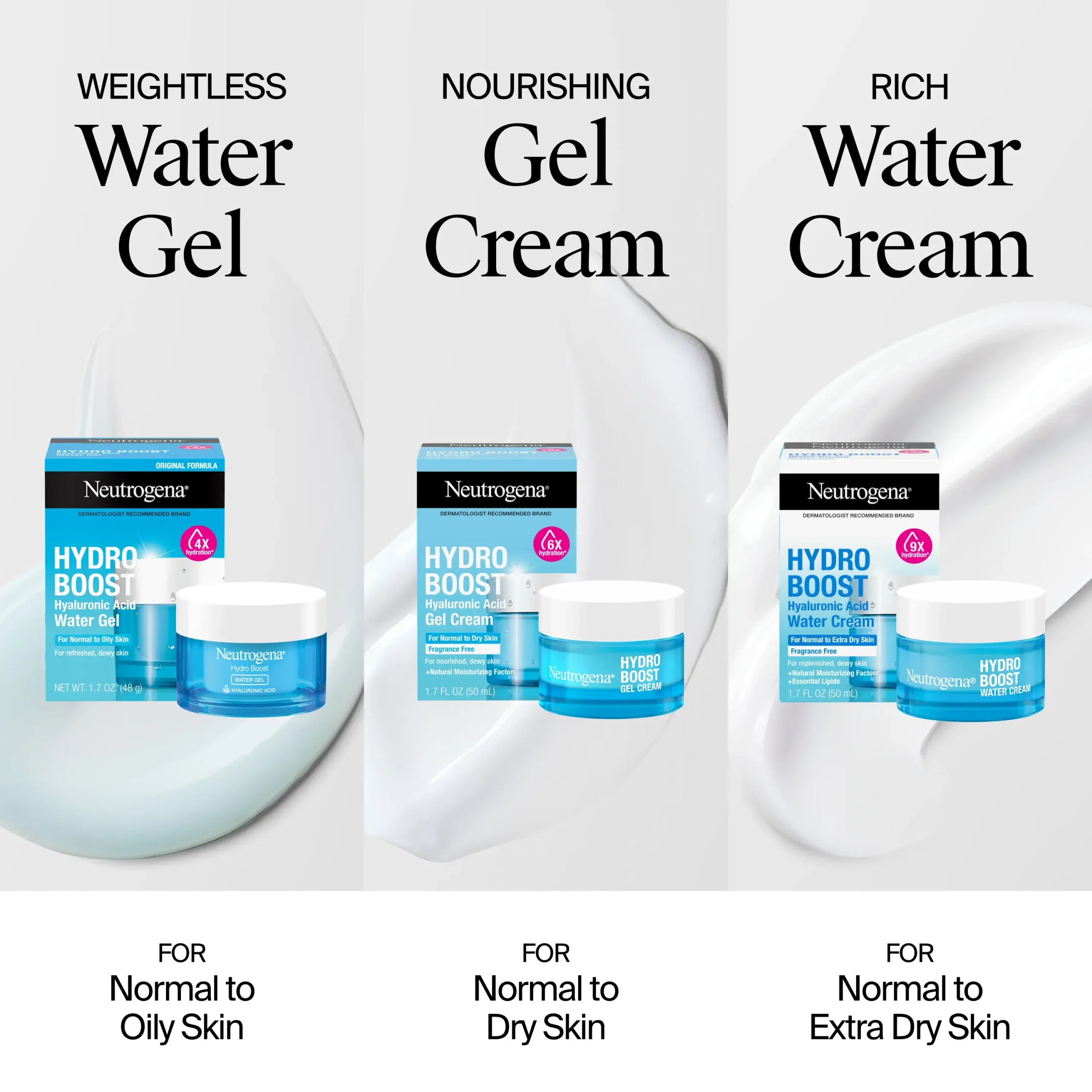 Neutrogena Hydro Boost Water Gel For Normal To Combination Skin - 50ml 3 Neutrogena Hydro Boost Water Gel For Normal To Combination Skin - 50ml - Image 3