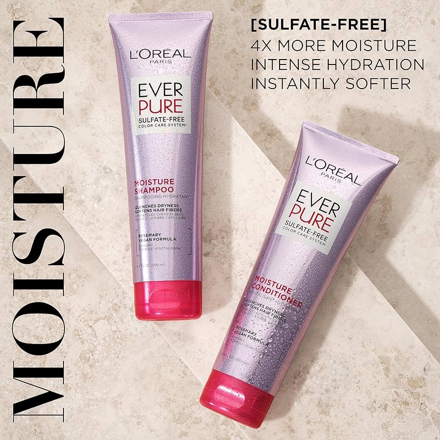 Loreal Ever Pure Moisture Shampoo 250ml 2 Loreal Ever Pure Moisture Shampoo 250ml - Image 2