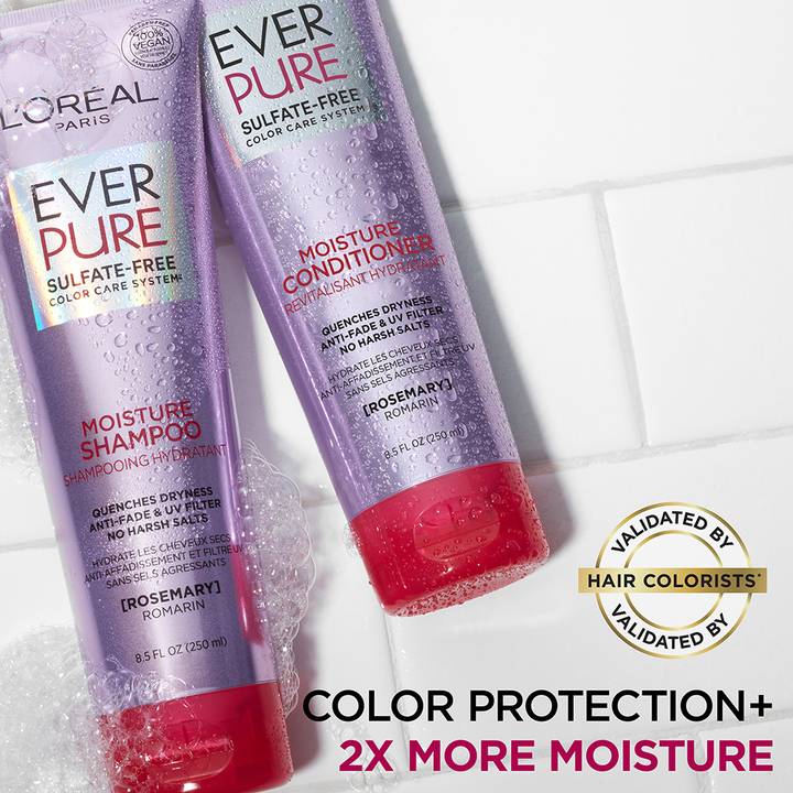 Loreal Ever Pure Moisture Shampoo 250ml 4 Loreal Ever Pure Moisture Shampoo 250ml - Image 4