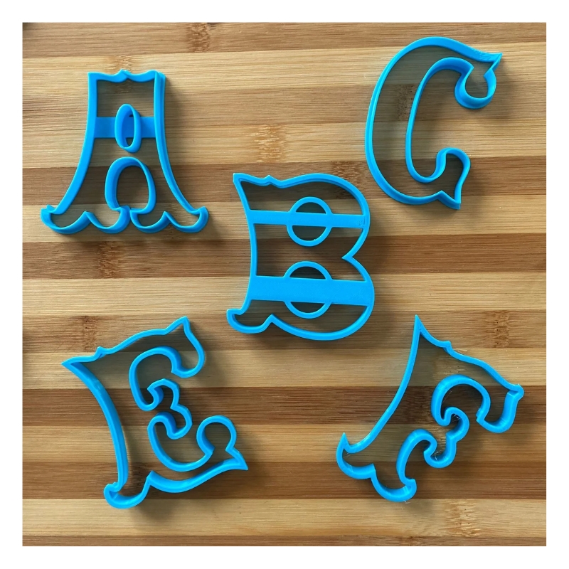 Alphabet Letter Cookie Cutter Set - 26 Pcs 2 Alphabet Letter Cookie Cutter Set - 26 Pcs - Image 2
