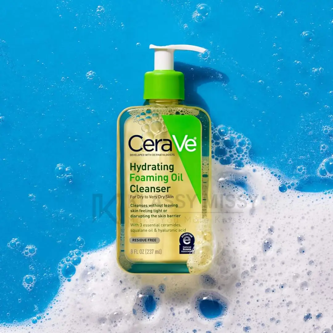 Cerave Hydrating Foaming Oil Cleanser - 236ml 4 Cerave Hydrating Foaming Oil Cleanser - 236ml - Image 4