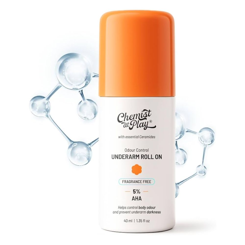 Chemist at Play UnderArm Roll-On with 5% AHA, 1% Mandelic Acid & Lactic Acid 2 Chemist at Play AHA roll-on