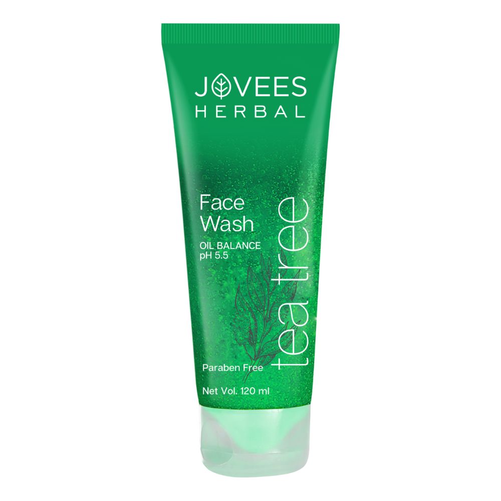 Jovees Tea Tree Oil Balance Face Wash for Oily and Acne Prone Skin 120ml 1 Jovees Tea Tree Oil Balance Face Wash