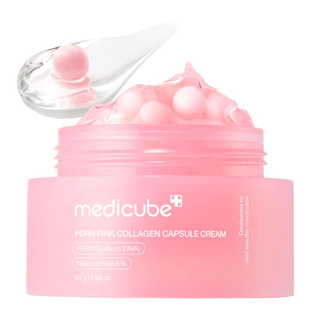 Medicube PDRN Pink Collagen Capsule Cream for Skin Firming and Hydration 55g 1 Medicube PDRN Pink Collagen Capsule Cream