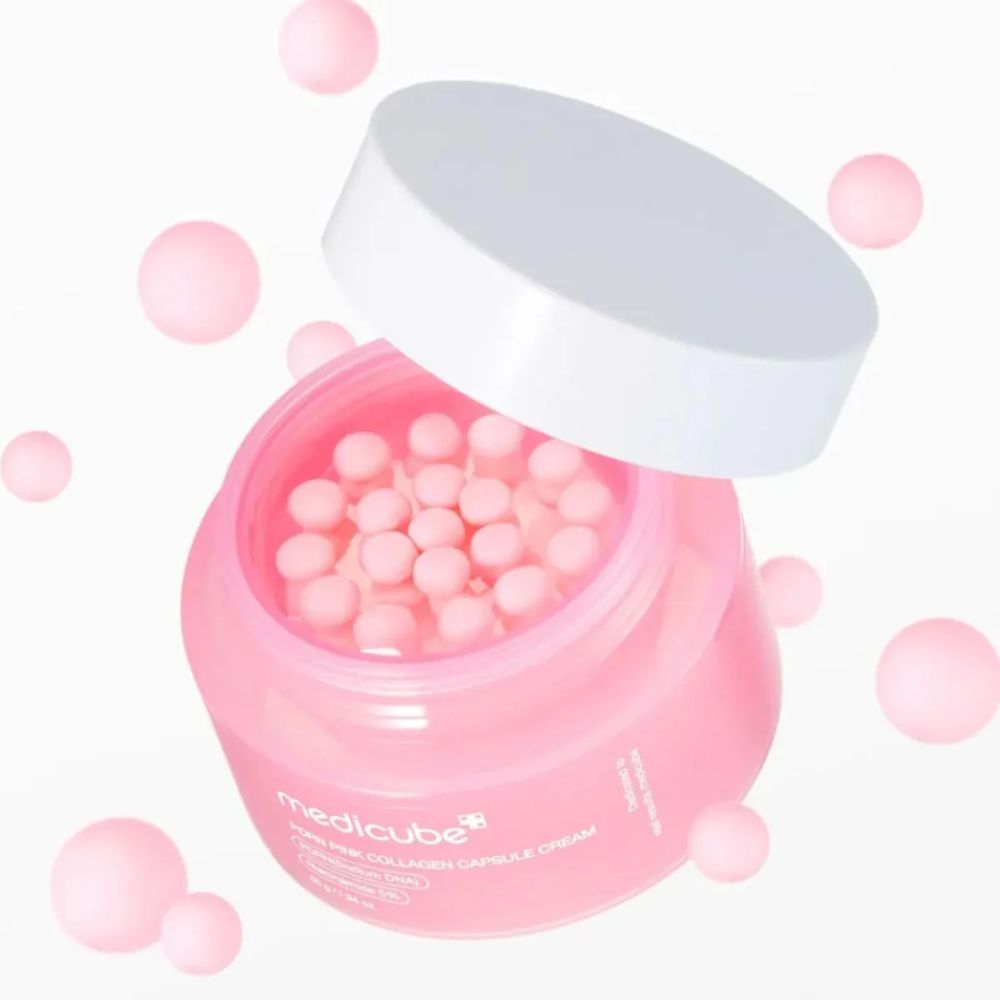 Medicube PDRN Pink Collagen Capsule Cream for Skin Firming and Hydration 55g 2 Medicube PDRN Pink Collagen Capsule Cream for Skin Firming and Hydration 55g - Image 2