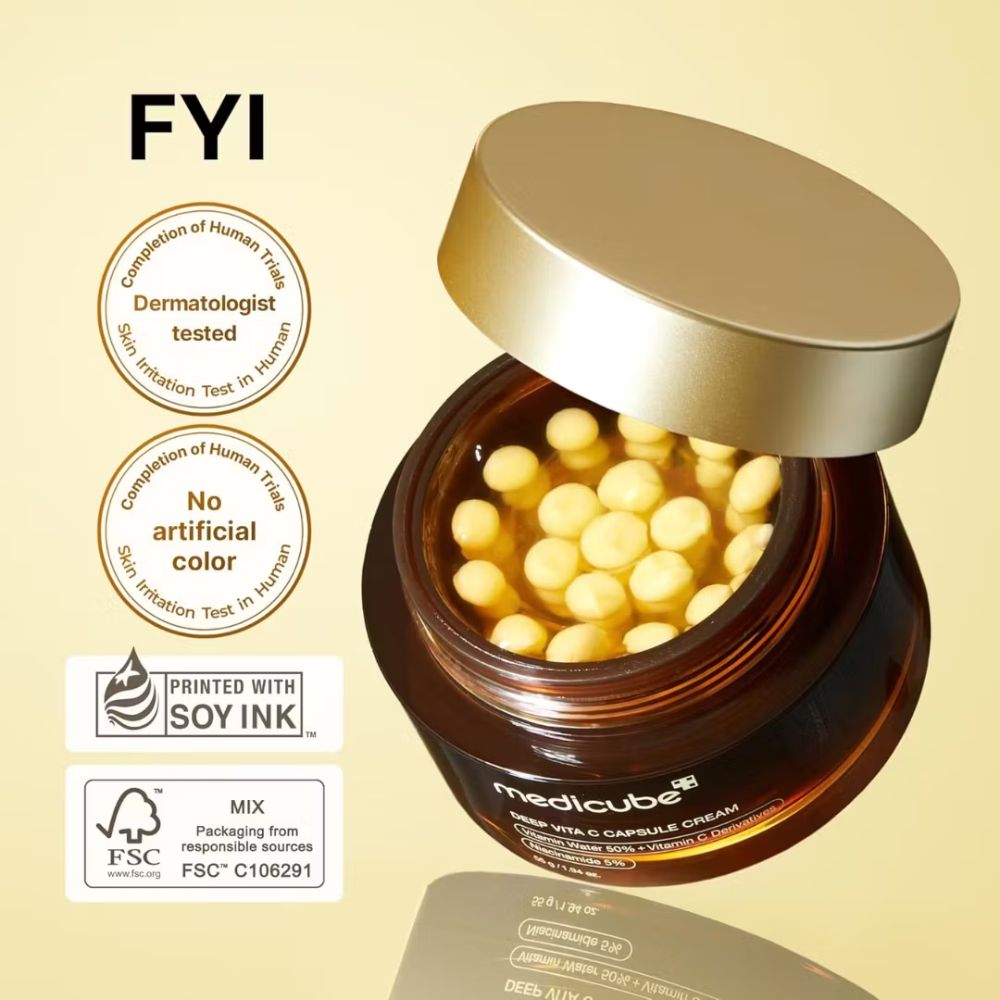 Medicube Deep Vita C Capsule Cream for Brightening and Hydration 55g 4 Medicube skin care Sri Lanka