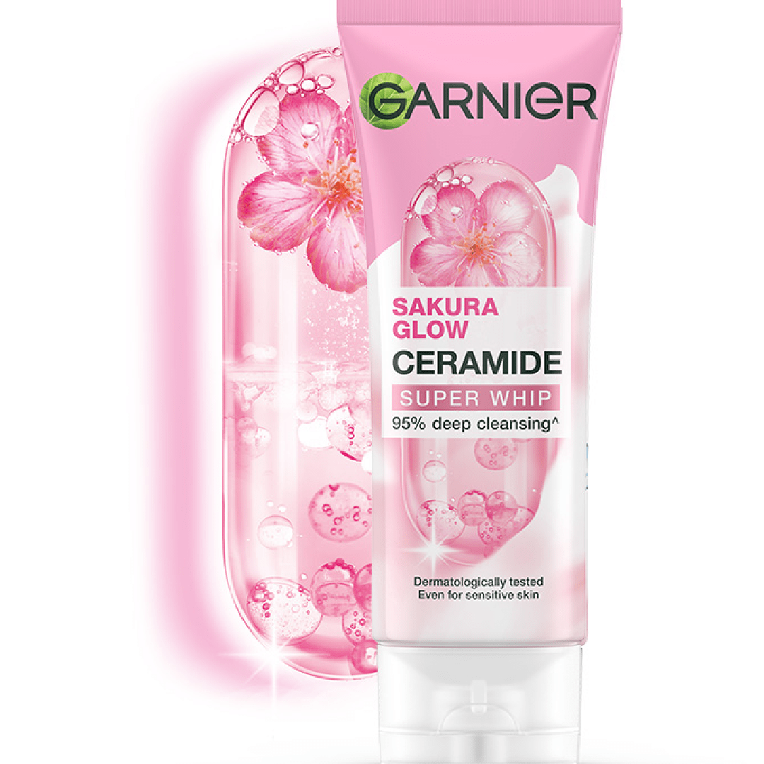 Garnier Sakura Cleansing Foam Facewash - 100ML 4 Garnier Sakura Cleansing Foam Facewash - 100ML - Image 4